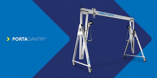 PORTA GANTRY RAPIDE – Goods and Personnel Lifting, Fall Arrest Aluminum Gantry. — REID Lifting Inc
