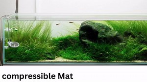 Aquarium Leveling Mat- Compressible Neoprene Foam, Water resistant, Heavy weight support, and Easy to Cut for Fish Tank Stability, Black (24x24 in)