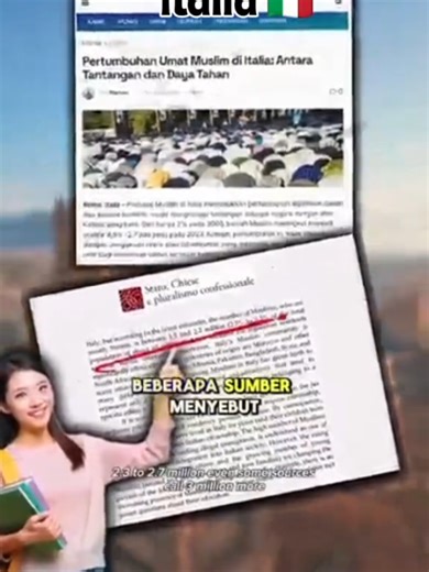 muslim di negara pusat kekristenan #muslim #foryouu