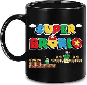 Brother Mug - Brorio Gift From Sister - Present for Big Little Teen Bro - Father's Day, Birthday Gift for Men