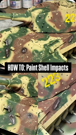 Model Masters | So here's my first attempt at Painting Shell impacts, i have to say making them was a lot easier than painting them only because if you... | Instagram