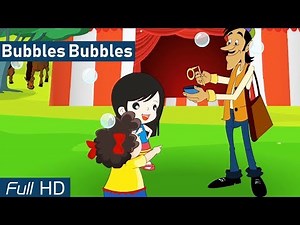 Bubbles Bubbles here and there💦 | 👀 Nursery Rhyme with Lyrics