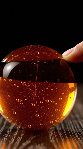 Catting caramel ball #asmrcutting #satisfying