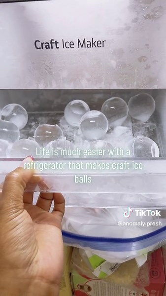LG Craft Ice Maker Refrigerator - Craft Ice Balls