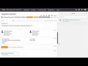 Remedy with Smart IT 1.5 - Increased productivity with Change Management