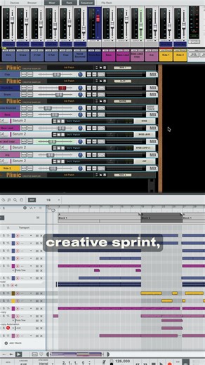 The first step is organization. 🗄️ Don't underestimate the power of keeping your projects in order. It’s important to know where everything is, and after a creative sprint, things can get messy. Using methods, such as sorting by device group, can help keep tracks organized as you add channels. Any organization tips? Drop them below.