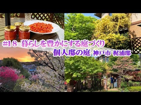 【お庭訪問 】第18回 神戸の梶浦邸の美しく魅せる庭の作り方～さらに奥の裏庭がすごかった！感動の景色と収穫の喜び～【個人邸の庭】