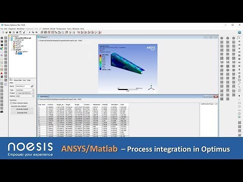 ANSYS & Matlab - Process Integration in Optimus