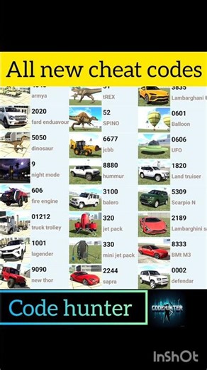 Real code 💥 Indian bike driving 3d all new cheat code update + plugin cheat code #shorts #codehunter