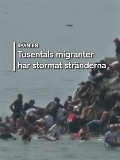 Under torsdagen har tusentals människor tagit sig över gränsen till den spanska exklaven Ceuta. Lokala myndigheter ber regeringen i Madrid att utlysa nationellt nödläge och begär att militären ska ingripa. Läs mer på tv4.se