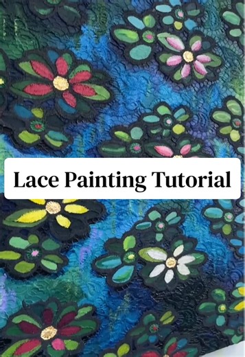 Step-by-Step Lace Painting Tutorial