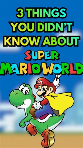 3 Super Mario World FACTS!! #shorts #mario #snes