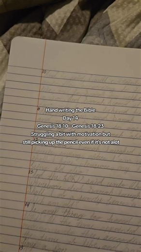 Handwriting the Bible: Genesis 18 Commentary