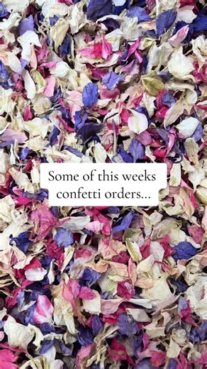 A massive thank you to everyone placing orders with me this week. Each order truly means so much to me, I feel like I have the best job in the world so it’s an honour 🥰🙏🏽 I hope everyone has a fab weekend! Xx #2026weddingplanning #bridetiktok #weddingplanningtips #weddingconfetti #weddingtok