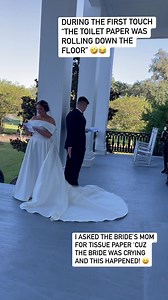 148K views · 1.7K reactions | During the bride & groom first touch - the bride started crying. So I asked the mom for tissue paper and then this happened!  the bride went from crying to laughing #firsttouch #bride #groom #wedding #weddingphotography #weddingphotographer #neworleans #neworleansphotographer #reels #funny #reelsvideo #facebookreels #reelswedding | Yehleen Photography, LLC | Facebook