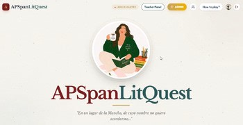 AP Spanish Literature and Culture Digital Exam Review Game 38 Texts
