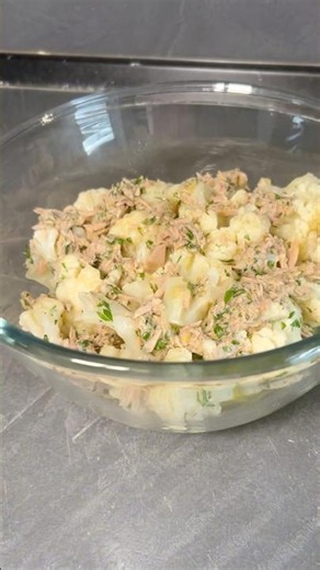 Insalata di cavolfiore e tonno #insalatadicavolfiore