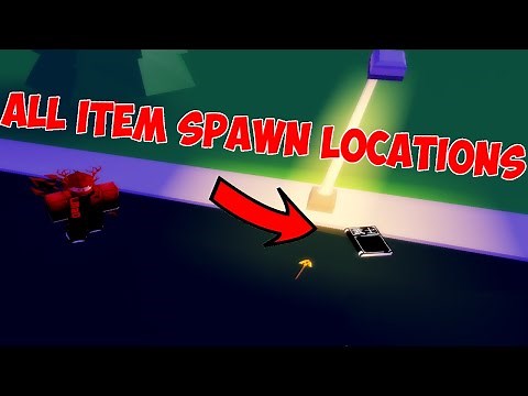 All Item Spawn Locations + How To Get To Farming Zone! | Stands Awakening(OLD)
