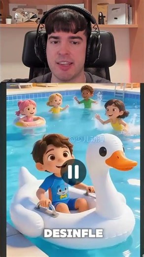 My sister's inflatable exploded