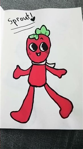drawing of sprout #sprout #dandysworld #drawing