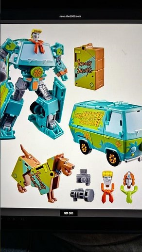 New transformers scooby doo collab revealed! Mysterious prime & Automutt full leak images van