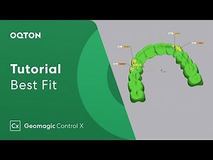 Geomagic Control X – How to automatically align dental 3D scans with Best Fit