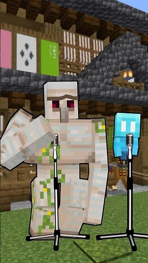 【マイクラアニメ】好きすぎて滅！【アイアンゴーレム / アレイ】#shorts #Minecraft #マイクラ