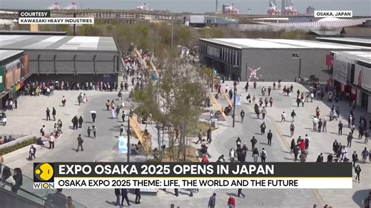 Expo Osaka 2025 opens in Japan, the theme is 'future of life' while flying cars take center stage at the expo Mohammed Saleh brings you this report | WION