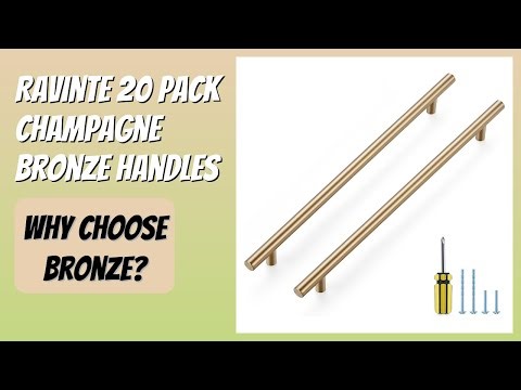 REVIEW (2026): Ravinte 20 Pack Champagne Bronze Handles. Features