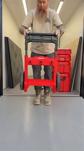 Hilti North America 🇺🇸 on Instagram: "How about a little ProKit ASMR for your feed? Courtesy of @KrugerConstruction 😎 The detachable trolley, full size-organizer and 3 available box sixes are just the beginning... we can't wait to show what's next for this system 💪"