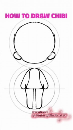 Chibi art Tutorial easy #chibi#chibistyle#chibitutorial#animation#animeeart#drawing#ibispaintx#art