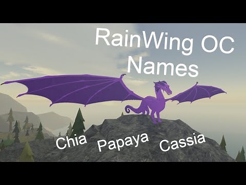 RainWing Name Guide | Good Names for Your RainWing OC | Good Names for Your RainWings