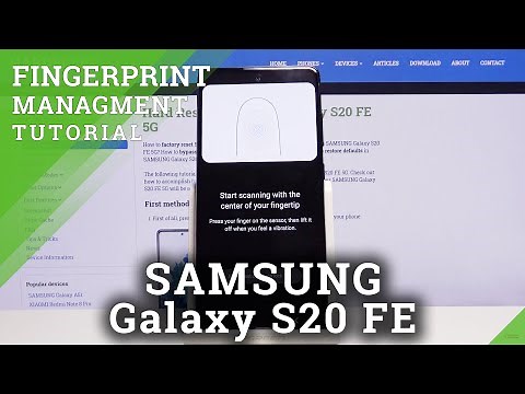 How to Add Fingerprint to SAMSUNG Galaxy S20 FE 5G – Fingerprint Lock Screen