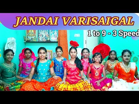 Jantai Varisai 1 - 9 (All three speeds)|Learn to Sing Carnatic Vocal|carnatic Music Beginners Lesson