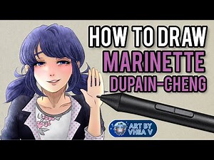 How to Draw Miraculous LadyBug Marinette Dupain-Cheng | Marinette Dupain-Cheng Drawing