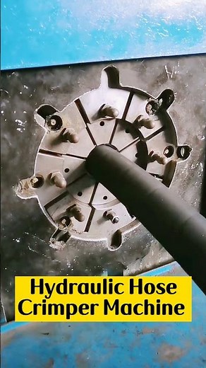 Crimping Hydraulic Hose, Hydraulic Hose Crimping Machine [Hydraulic Hose Manufacturing Process]