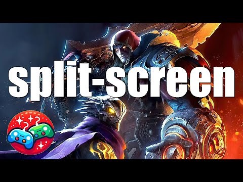 How to enable local co-op (split-screen) in Darksiders Genesis? (multiplayer games)
