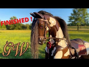 How To Build AND Carve a Large Victorian CAROUSEL ROCKING HORSE. FINISHED!