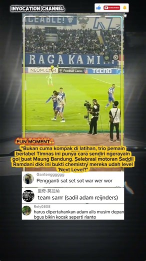 EMANG IDE NYA ADA ADA AJA 🤔 #persib #persibbandung #adamalis #sadilramdani #elianoreinjders #bobotoh