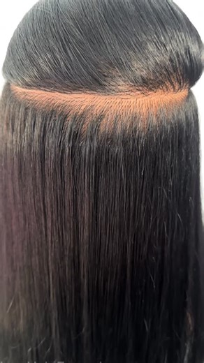 Hair Extensions Factory|Genius Weft|invisible Tapel Butterfly on Instagram: "100% human remy virgin butterfly weft Extension Install tutorial #butterflyhairextensions #twintabhairextensions #twintabs #butterflymethod#xoinvisibleweft #hairextensionspecialist #hairtutorial #hairextensions #butterflyweft #butterflywefts"