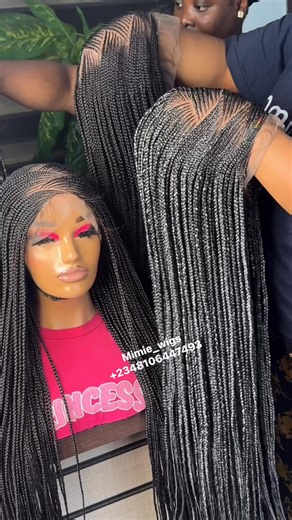 If you’re looking for where to buy luxury braided wigs, then this is the right place to shop… Send a dm WhatsApp 2348106447493 | Mimie-wigs