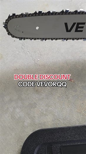 VEVOR Chainsaw Sale: Double Discount Offer