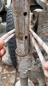 8.1K views · 36 reactions | Lock pile fixed point emergency knot #rope skills #life coup #rural life_practical knot tips | Useful Knotting | Facebook