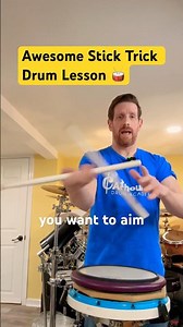 Awesome Stick Trick (Drum Lesson) 🥁 #drums #drummer #drumline #drumlessons