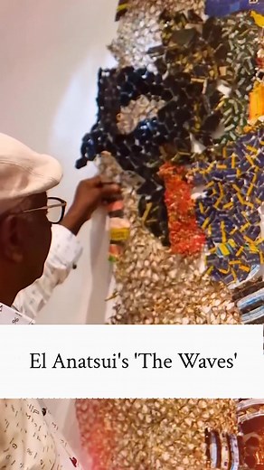 195K views · 4.6K reactions | Ghanaian sculptor El Anatsui transforms...