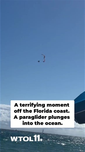 Heroic Rescue by Lifeguard After Paraglider Accident