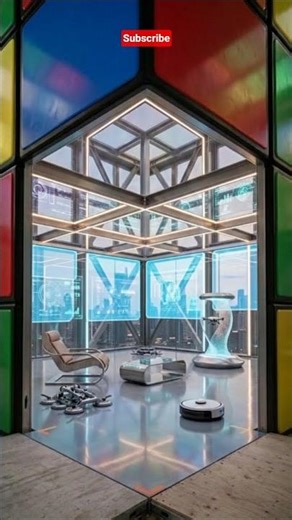 “Turning a Large Rubik’s Cube into a Futuristic Room – Epic DIY Transformation!” ✅.