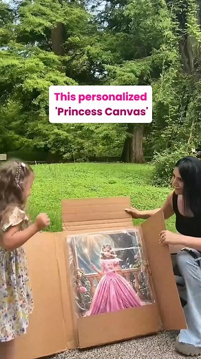 2.5K reactions · 410 shares | This Personalized Princess Canvas isn’t...