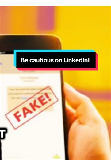 Be on the look out for FAKE LinkedIn pages! Scammers are everywhere!!