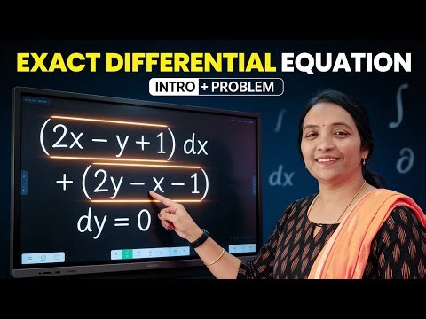 Exact Differential Equation | Previous Year Question Explained #M2R23 #M2R25 #M2ExactDE